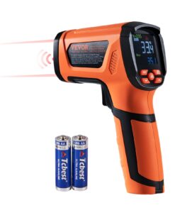 VEVOR Dual Laser Infrared Thermometer -40 to 1500°C (2732°F) Non-Contact Temperature Gun with 50:1 Distance-to-Spot Ratio