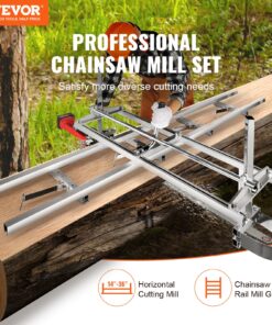 Adjustable 35cm-91cm Guide Bar with 2.74m Aluminum Rail for Precision Wood Cutting