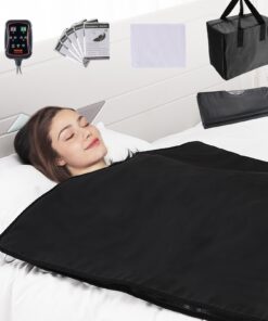 Портативное Одеяло для сауны дальнего инфракрасного диапазона VEVOR для детоксикации и похудения