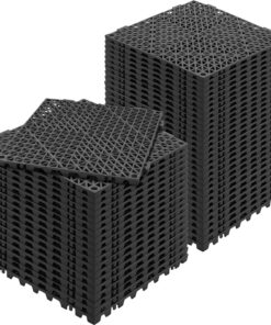 VEVOR 50-Pack Interlocking PVC Drainage Mats