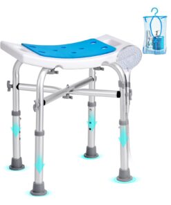 VEVOR Adjustable Height Shower Chair