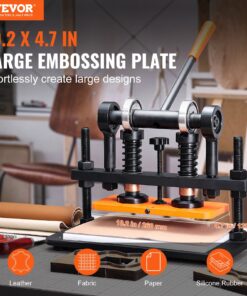 260 x 120 mm (10.2 x 4.7 in) Embossing Plate with 12 mm (0.47 in) Pressure Stroke