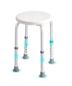 VEVOR Adjustable Height Non-Slip Shower Chair