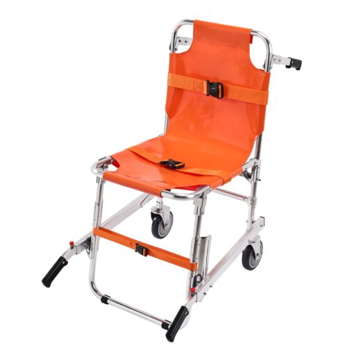 VEVOR EMS Stair Climbing Chair Foldable Aluminum Emergency Evacuation Wheelchair