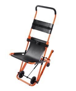 VEVOR Manual Stair Chair - Foldable Emergency Evacuation Wheelchair with 159 kg (350 lbs) Capacity