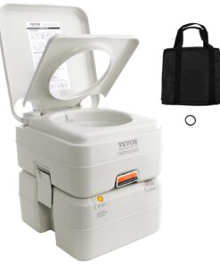 VEVOR 20L Portable Camping Toilet with 12L Pressurized Flush