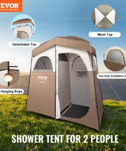 210 x 107 x 210 cm Outdoor Portable Privacy Shelter