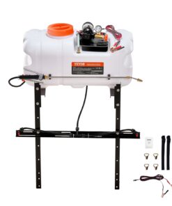 VEVOR 60L/15.9 Gal ATV/UTV Spot Sprayer with Adjustable Boom and Brass Nozzle - 1.9 GPM