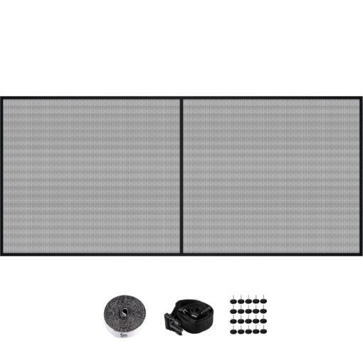 VEVOR Heavy Duty Fiberglass Garage Door Screen for 2 Cars