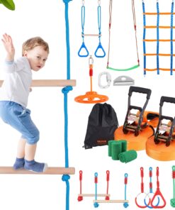 VEVOR Kids Ninja Warrior Obstacle Course