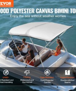 900D Marine-Grade Polyester Canopy with 25mm Aluminum Alloy Frame