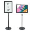 VEVOR Adjustable Pedestal Sign Holder with 360° Rotation