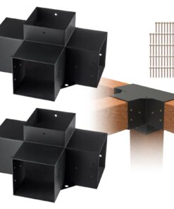 VEVOR 4-Way Pergola Bracket Kit 6''x6'' (142x142mm)