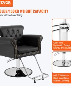 360° Swivel Barber Chair for Hair Stylist
