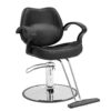 VEVOR Black Salon Styling Chair with Hydraulic Pump