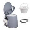 VEVOR Portable Camping Toilet with 5L Inner Bucket