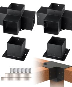 VEVOR 6 x 6 Inch (152 x 152 mm) Pergola Bracket Kit