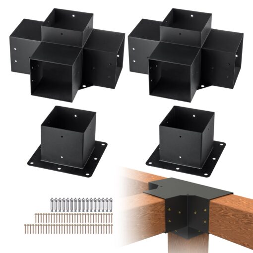VEVOR 6 x 6 Inch 152 x 152 mm Pergola Bracket Kit