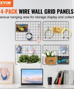 4 Pack 30x40 cm (11.8x15.7 inch) Wire Display for Photos