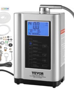 VEVOR Alkaline Water Ionizer with 5 Titanium-Platinum Plates