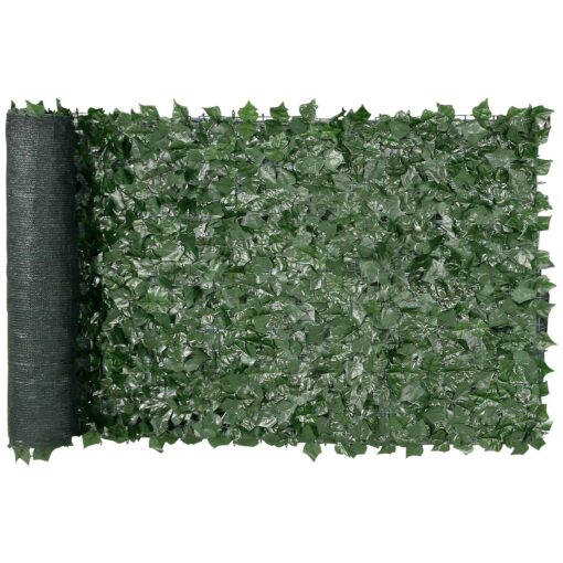 VEVOR 1m x 25m Artificial Ivy Leaf Privacy Fence Screen with Mesh Backing