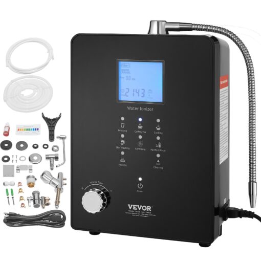 VEVOR Alkaline Water Ionizer and Purifier with 9 Plate Electrolysis