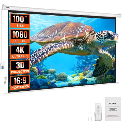 VEVOR Motorized Projector Screen