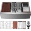 VEVOR 76 cm 30 inch Farmhouse Kitchen Sink