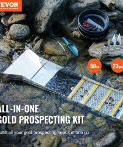 Complete 23-Piece Gold Prospecting Set with Accessories