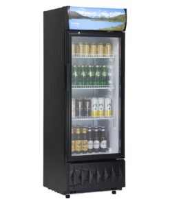 VEVOR Commercial Beverage Display Refrigerator 195L/6.8 Cu.Ft with Adjustable Shelves and Temperature Control