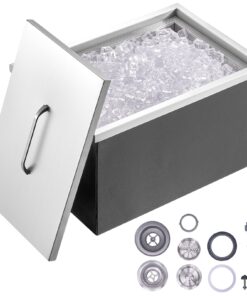 VEVOR Stainless Steel Drop-in Ice Chest