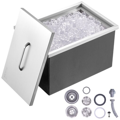 VEVOR Stainless Steel Drop in Ice Chest