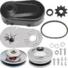 VEVOR Go Kart Torque Converter Kit with 34 Inch 19 cm Driver Pulley and 58 Inch 16 cm Bore Driven Pulley   Replaces Comet TAV2 30 75 for 4 8 HP Engines