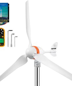 VEVOR 400W 12V Wind Turbine Generator Kit with 30A Wind & Solar Controller