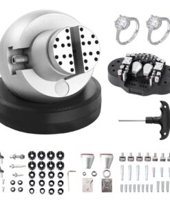VEVOR 12.7 cm (5 inch) 360° Rotating Ball Vise with 69 PCS Attachments