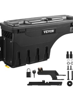 VEVOR Lockable Truck Bed Storage Box with Combination Padlock