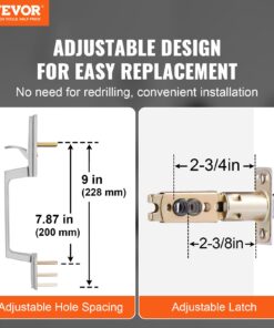 200-228mm (7.87-9in) Hole Spacing