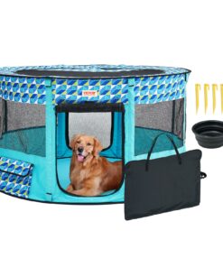 VEVOR Foldable Pet Playpen