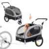VEVOR 2 in 1 Dog Bike Trailer and Pet Stroller