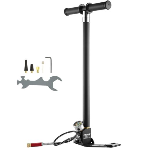 VEVOR 4 Stage High Pressure PCP Hand Pump with Oil Moisture Filter