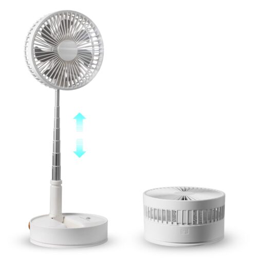 VEVOR Foldable Oscillating Standing Fan 2032mm 8 inch with Remote Control