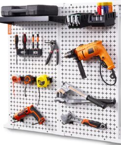 VEVOR Metal Pegboard Wall Organizer 81cm x 81cm (32