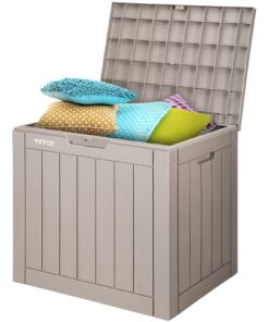VEVOR 31 Gallon (117 Liters) Outdoor Storage Deck Box