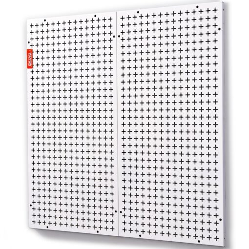 VEVOR 81cm x 81cm 32 x 32 Heavy Duty Metal Pegboard Wall Organizer