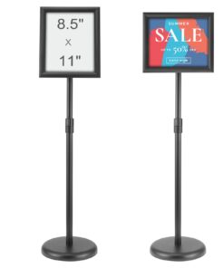 VEVOR Adjustable Pedestal Sign Holder