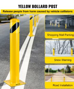 14 cm (5.5 Inch) Diameter with 8 Anchor Bolts for Traffic-Sensitive Areas