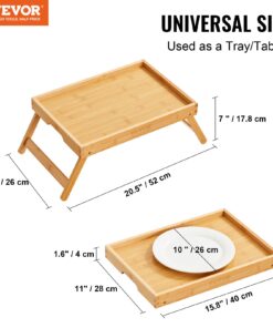 Waterproof and Scratch-Proof Breakfast Serving Tray
