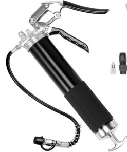 VEVOR Heavy Duty Pistol Grip Grease Gun 6000 PSI 400 ml with Flexible Hose and Multi-Purpose Accessories