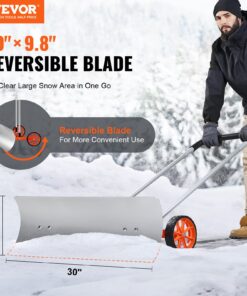 76 cm (30 inch) Wide Blade Snow Pusher for Driveway