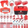 VEVOR 42 Piece Lockout Tagout Kit for Electrical Safety